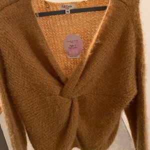 Off shoulder sweater